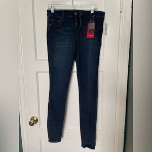 Kut from the Kloth High rise MIA Fab Ab Toothpick Skinny Jeans - Dark Wash